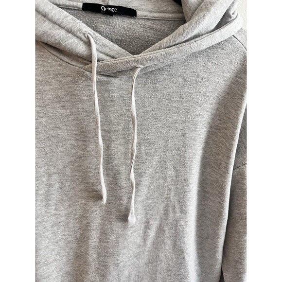 QUINCE SuperSoft Fleece Pullover Hoodie in Heather Grey - Size XS - Picture 4 of 8